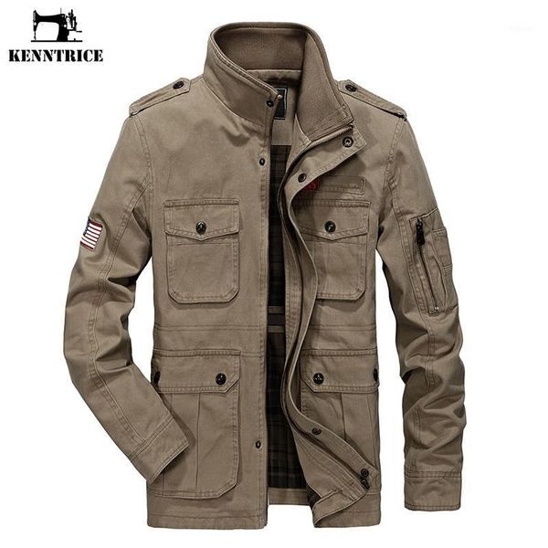 men's jackets kenntrice men jacket spring trench coat stand collar cotton pilot breathable military mens windproof outwear, Black;brown
men's jackets kenntrice men jacket spring trench coat stand collar cotton pilot breathable military mens windproof outwear, Black;brown