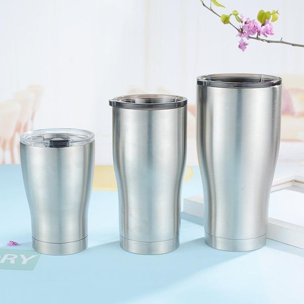 water bottles european and american waist type stainless steel beer mugs double thermal insulation cold car cups
water bottles european and american waist type stainless steel beer mugs double thermal insulation cold car cups