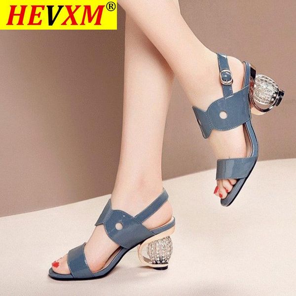 summer women sandals rhinestone heels dress shoes patent leather high heels crystal wedding shoes sandalias zapatos mujer 2021, Black
