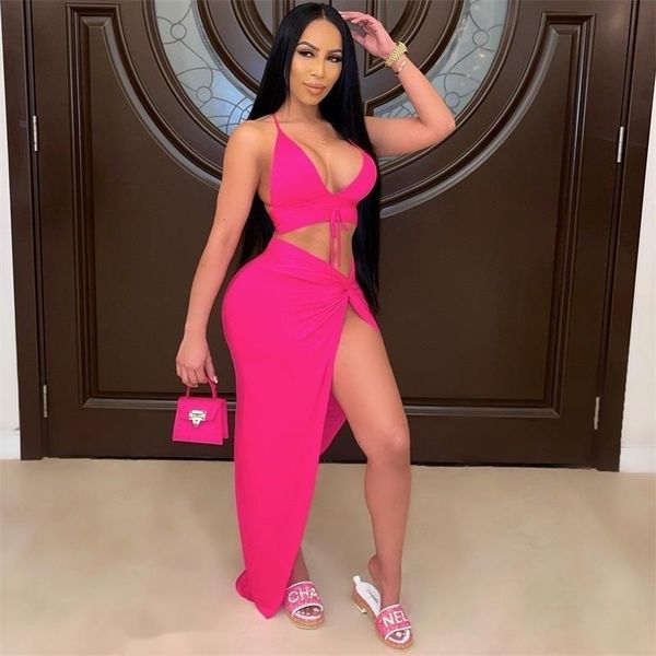 casual dresses summer deep v-neck two piece set women sleeveless high waist split long skirts party 2 clothes bes0, Black;gray
casual dresses summer deep v-neck two piece set women sleeveless high waist split long skirts party 2 clothes bes0, Black;gray