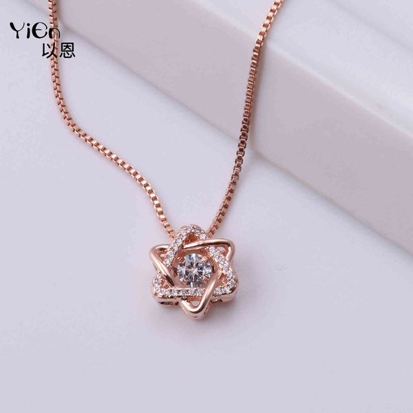 chomel same sterling silver s925 diamond studded six pointed smart necklace women's star pendant
chomel same sterling silver s925 diamond studded six pointed smart necklace women's star pendant