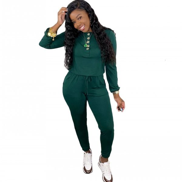 casual solid color lace up to sleeve full neck with buttons 2021 fashion autumn women's overalls irfi, Gray
casual solid color lace up to sleeve full neck with buttons 2021 fashion autumn women's overalls irfi, Gray