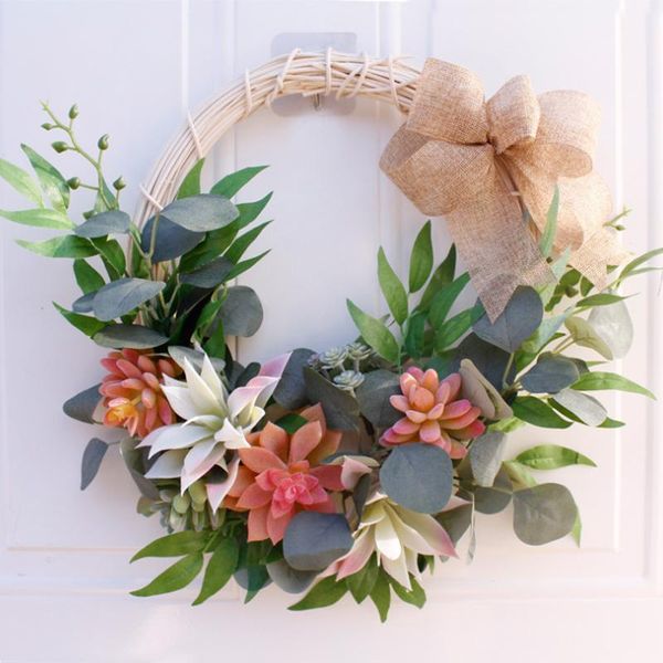 decorative flowers & wreaths 40cm/15.7inch simulation garland fleshy semicircle wall decoration ornaments artificial flower wreath
decorative flowers & wreaths 40cm/15.7inch simulation garland fleshy semicircle wall decoration ornaments artificial flower wreath