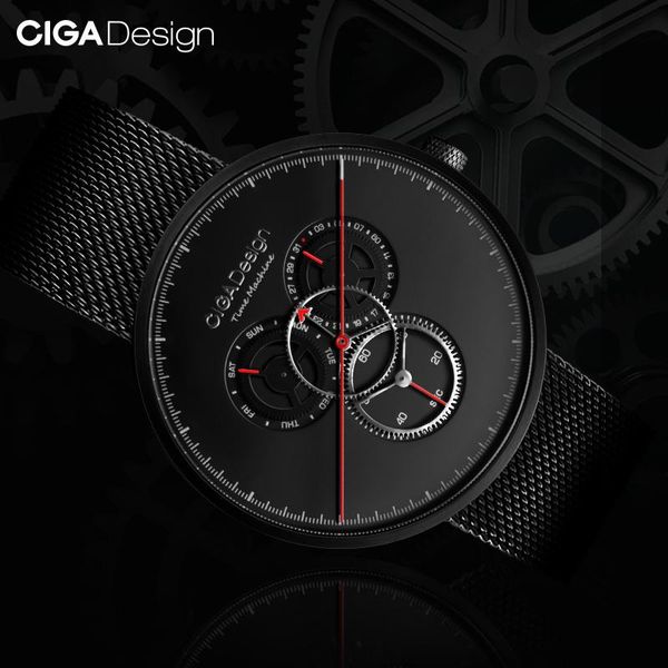 wristwatches ciga design i series quartz watch round dial stainless steel, Slivery;brown
wristwatches ciga design i series quartz watch round dial stainless steel, Slivery;brown