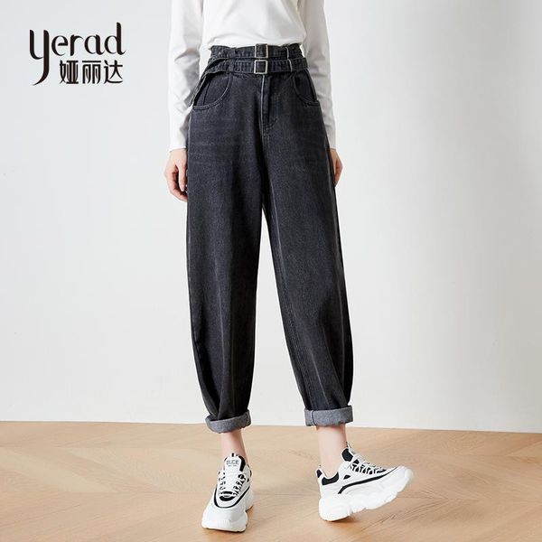 women's jeans yerad 2021 autumn black boyfriend harem casual loose washed denim pants mom, Blue
women's jeans yerad 2021 autumn black boyfriend harem casual loose washed denim pants mom, Blue