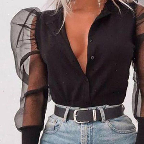 see through women mesh sheer blouse shirts transparent lace puff sleeve stand vintage shirt button female cover 829, White
see through women mesh sheer blouse shirts transparent lace puff sleeve stand vintage shirt button female cover 829, White