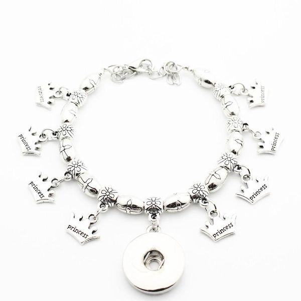 charm bracelets arrived 1pcs cross bead snap buttons bracelet adjustable 18mm metal button bangles with princess charms diy jewelry, Golden;silver
charm bracelets arrived 1pcs cross bead snap buttons bracelet adjustable 18mm metal button bangles with princess charms diy jewelry, Golden;silver