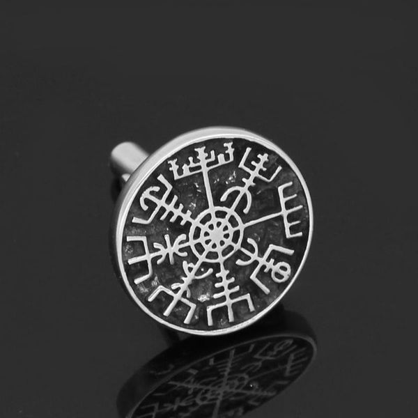 pins, brooches stainless steel nordic viking rune compass amulet cufflinks small size with valknut gift bag, Gray
pins, brooches stainless steel nordic viking rune compass amulet cufflinks small size with valknut gift bag, Gray