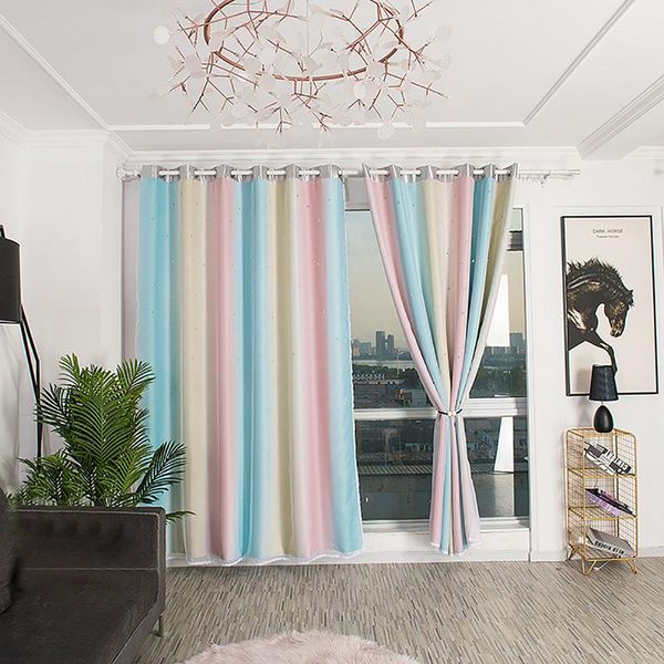 1 panel star curtains blackout curtains colorful double layer star window for kids girls bedroom living room decoration
1 panel star curtains blackout curtains colorful double layer star window for kids girls bedroom living room decoration