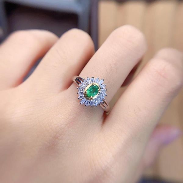 cluster rings 925 sterling silver natural green emerald fine jewelry gift women wedding open wholesale plant 4*5mm jcj0405773agml, Golden;silver
cluster rings 925 sterling silver natural green emerald fine jewelry gift women wedding open wholesale plant 4*5mm jcj0405773agml, Golden;silver