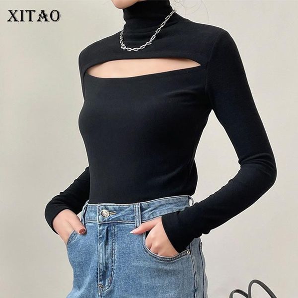 xitao hollow out t shirt women trendy fashion new style turtleneck collar long sleeve personality pullover slim zy4949, White
xitao hollow out t shirt women trendy fashion new style turtleneck collar long sleeve personality pullover slim zy4949, White