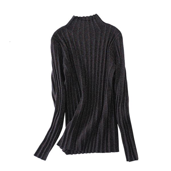 2021 new women's high half round neck sweater, bright black elastic silk clothing, easy to match, autumn and winter series xtmk, White;black
2021 new women's high half round neck sweater, bright black elastic silk clothing, easy to match, autumn and winter series xtmk, White;black