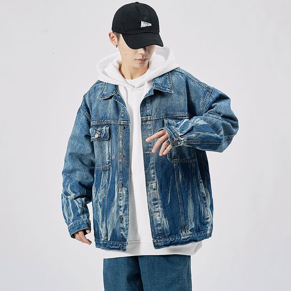 2021 new japan style spring autumn men's fashion pocket denim jeans jacket casual streetwear clothes 2sej, Black;brown
2021 new japan style spring autumn men's fashion pocket denim jeans jacket casual streetwear clothes 2sej, Black;brown