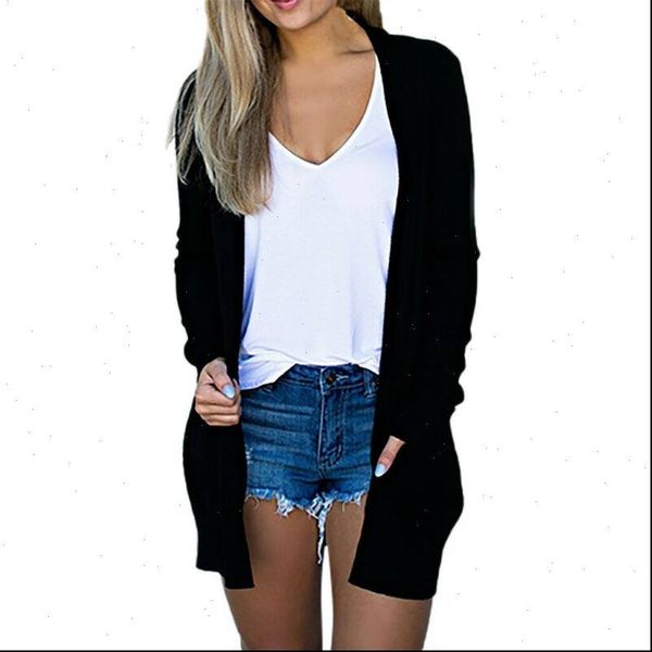 2021 summer mujer korean women cardigan slim sweater casual long sleeve loose jumper solid with pocket femme cardigan sweater, White;black
2021 summer mujer korean women cardigan slim sweater casual long sleeve loose jumper solid with pocket femme cardigan sweater, White;black