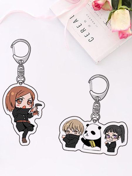 keychains jujutsu kaisen yuji itadori kugisaki nobara fashion acrylic keychain key rings badge jewelry, Silver
keychains jujutsu kaisen yuji itadori kugisaki nobara fashion acrylic keychain key rings badge jewelry, Silver