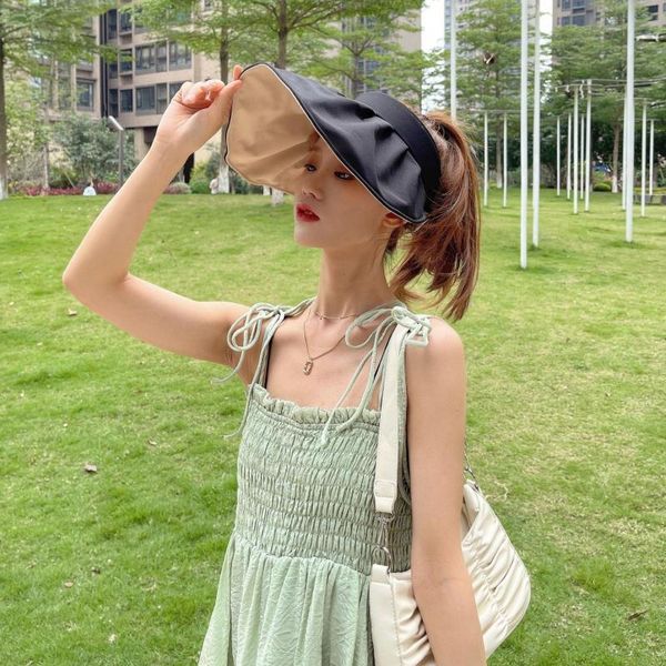 wide brim hats yqyxcy summer hat women folding sunshade uv sun protection shell shape sunscreen beach leisure double layer empty top, Blue;gray
wide brim hats yqyxcy summer hat women folding sunshade uv sun protection shell shape sunscreen beach leisure double layer empty top, Blue;gray