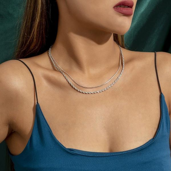 chokers trendy metal geometric necklaces womens classic french temperament fold wear cold wind snake bone jewelry for girls, Golden;silver
chokers trendy metal geometric necklaces womens classic french temperament fold wear cold wind snake bone jewelry for girls, Golden;silver