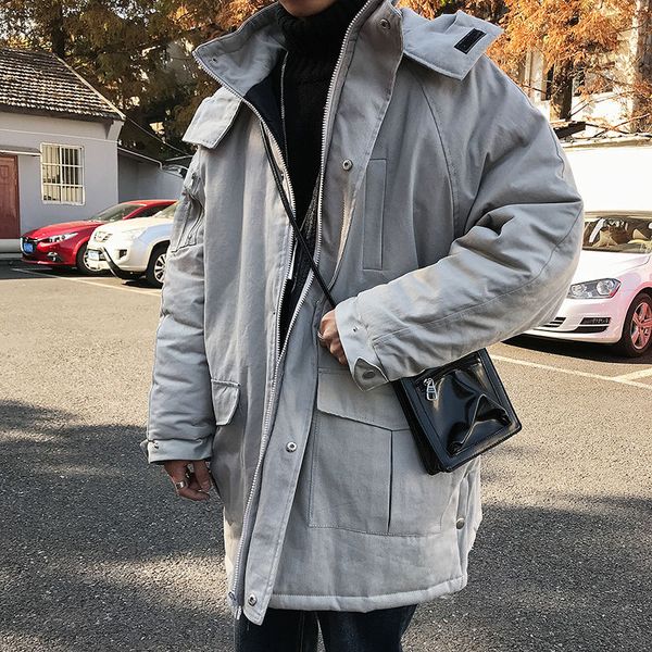 2021 new winter cotton padded jacket men's parka warm fashion casual hooded men streetwear loose korean short coat mens clothes s6aj, Black
2021 new winter cotton padded jacket men's parka warm fashion casual hooded men streetwear loose korean short coat mens clothes s6aj, Black
