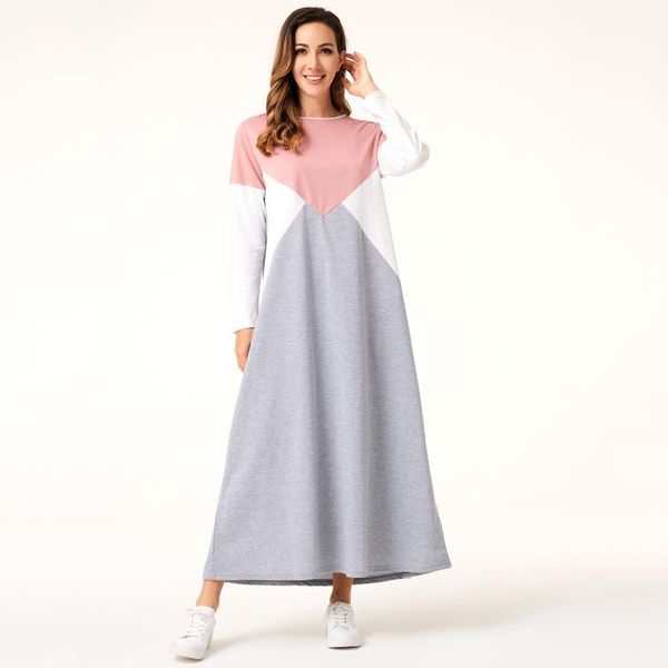 casual dresses spring autumn women's round neck long sleeve college style color matching a-line skirt loose thin dress, Black;gray
casual dresses spring autumn women's round neck long sleeve college style color matching a-line skirt loose thin dress, Black;gray