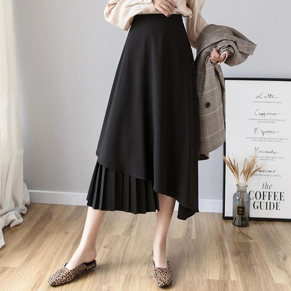 skirts spring korea fashion women asymmetrical long skirt all-matched casual high waist slim swing beige s247, Black
skirts spring korea fashion women asymmetrical long skirt all-matched casual high waist slim swing beige s247, Black