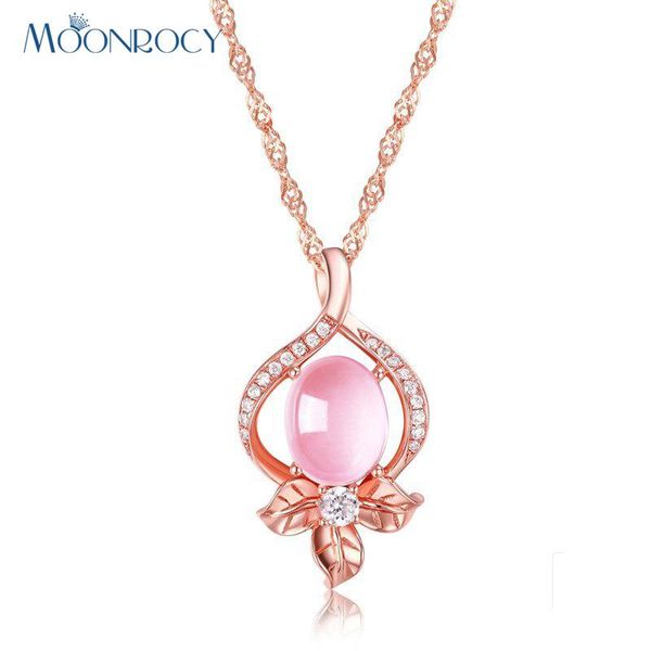 pendant necklaces moonrocy drop jewelry rose gold color flower leaf ross quartz cz pink opal necklace for women girls gift choker, Silver
pendant necklaces moonrocy drop jewelry rose gold color flower leaf ross quartz cz pink opal necklace for women girls gift choker, Silver