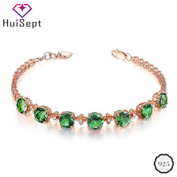 other bracelets huisept luxury women 925 silver jewellery round shape emerald gemstones zircon ornaments for wedding party wholesales, Golden;silver
other bracelets huisept luxury women 925 silver jewellery round shape emerald gemstones zircon ornaments for wedding party wholesales, Golden;silver