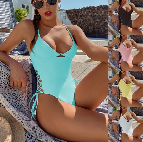 bandage swimwear bikini women 2021 new arrival summer one piece bathing suits fashion bikinis, White;black
bandage swimwear bikini women 2021 new arrival summer one piece bathing suits fashion bikinis, White;black