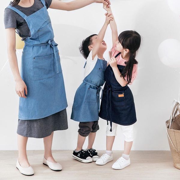aprons children's denim cotton sleeveless apron washable painting handmade anti-fouling oil-proof pinafore kitchen set
aprons children's denim cotton sleeveless apron washable painting handmade anti-fouling oil-proof pinafore kitchen set