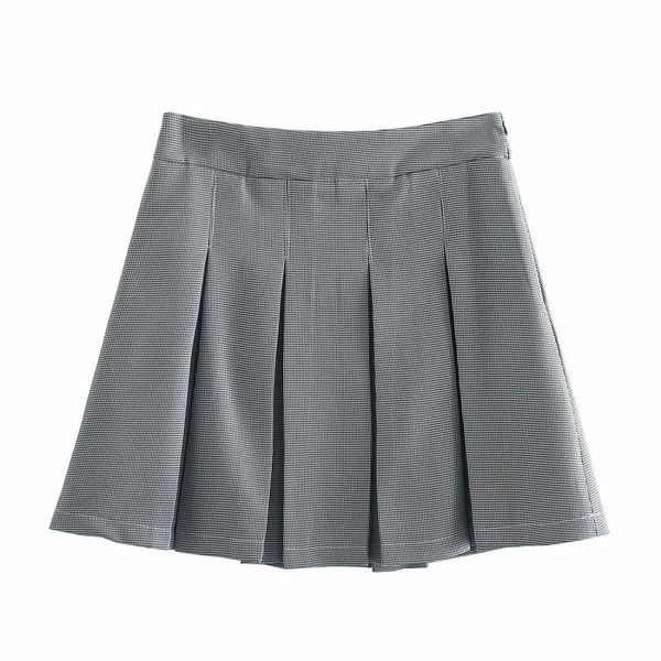 new 2021 vintage plaid pleated women mini skirts formal houndstooth office ladies clothes 9y5y, Black
new 2021 vintage plaid pleated women mini skirts formal houndstooth office ladies clothes 9y5y, Black