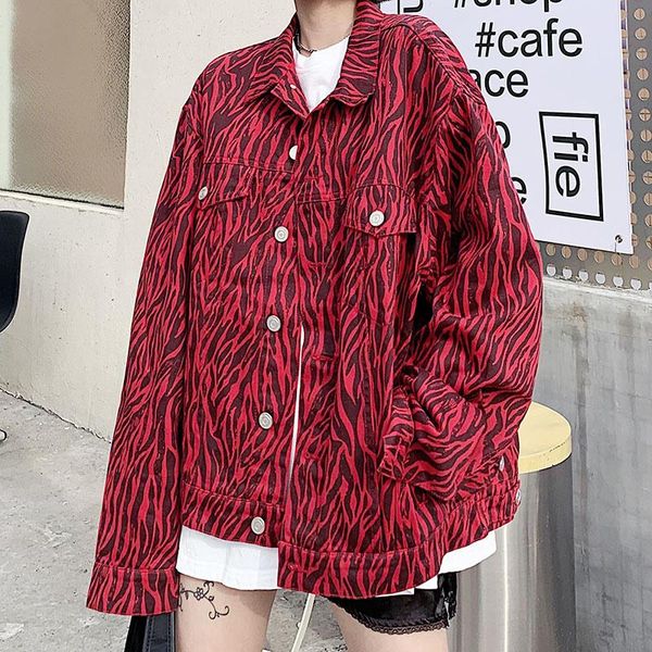 women's jackets harajuku plus size red denim jacket streetwear autumn loose oversize bomber casual jaqueta feminina, Black;brown
women's jackets harajuku plus size red denim jacket streetwear autumn loose oversize bomber casual jaqueta feminina, Black;brown