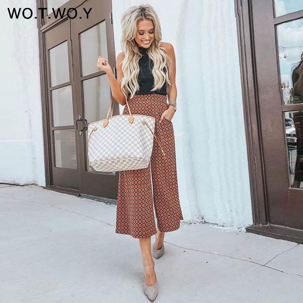 women's pants & capris wotwoy 2021 yellow striped wide leg women spring loose casual flat high waisted ankle-length trousers woven hara, Black;white
women's pants & capris wotwoy 2021 yellow striped wide leg women spring loose casual flat high waisted ankle-length trousers woven hara, Black;white