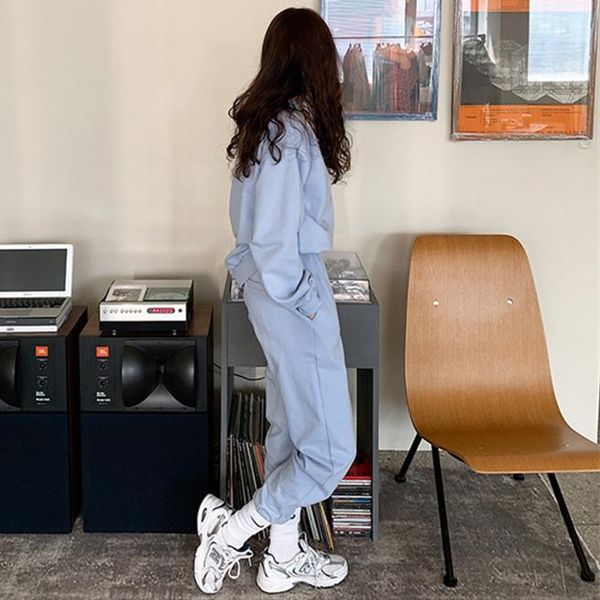 women's tracksuits womens cottontracksuits 2 piece set spring autumn sweatshirt +pants two outfit solid color sets mh135, Gray
women's tracksuits womens cottontracksuits 2 piece set spring autumn sweatshirt +pants two outfit solid color sets mh135, Gray