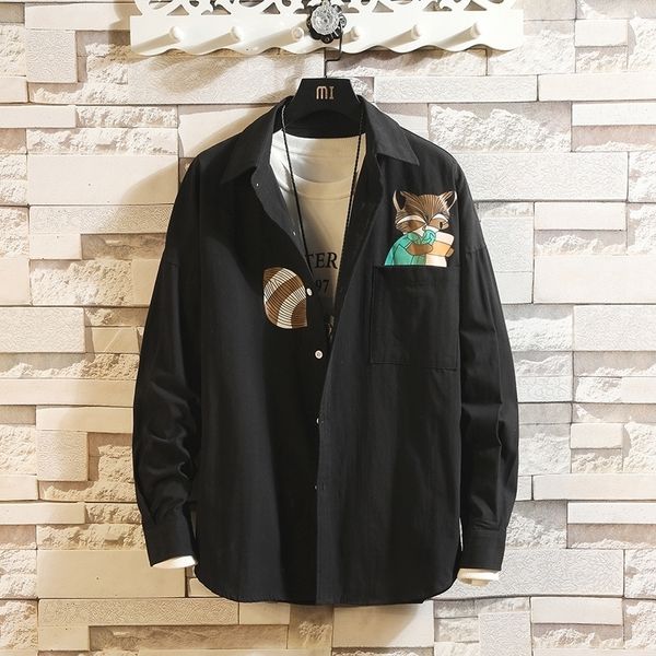 2021 brand spring autumn black white hip hop streetwear long sleeves new collar korea style shirt for men's clothing 1ved, White;black
2021 brand spring autumn black white hip hop streetwear long sleeves new collar korea style shirt for men's clothing 1ved, White;black