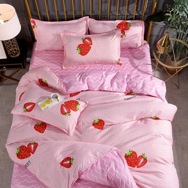 bedding sets strawberry lattice youthful fashion home textile duvet cover bed sheet pillow case single double king for set
bedding sets strawberry lattice youthful fashion home textile duvet cover bed sheet pillow case single double king for set