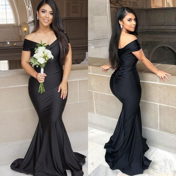 2021 new black plus size mermaid bridesmaid es off shoulder formal evening gowns pleats simple robe de soiree 7rae, White;pink
2021 new black plus size mermaid bridesmaid es off shoulder formal evening gowns pleats simple robe de soiree 7rae, White;pink