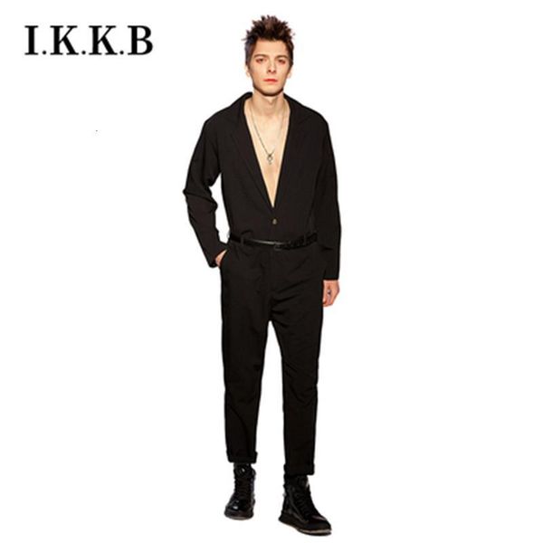 spring autumn europe and the united states fashion men's all-in-one pants show style personality trend one loose slim zuyc, Gray
spring autumn europe and the united states fashion men's all-in-one pants show style personality trend one loose slim zuyc, Gray