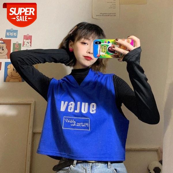 2020 new women two pieces solid letter print vest hoodies + black solid turtleneck skinny t-shirt casual sports streetwears #ap9m, White
2020 new women two pieces solid letter print vest hoodies + black solid turtleneck skinny t-shirt casual sports streetwears #ap9m, White