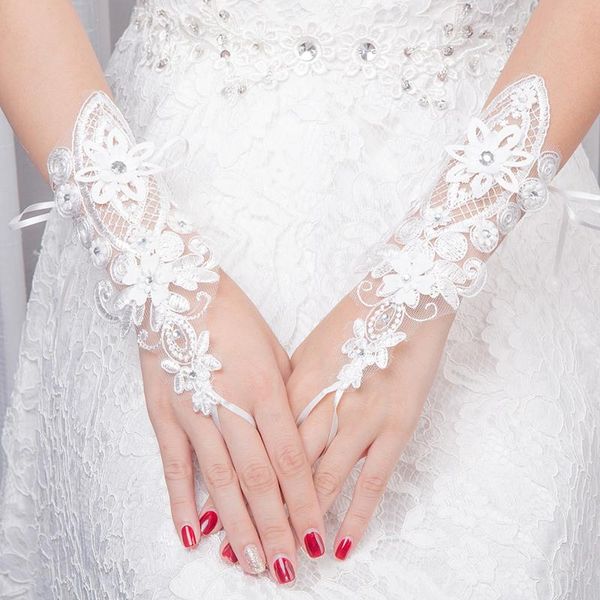 bridal gloves lace short ivory fingerless fashion flower girl bridesmaid lady women dancing party performance wedding, White
bridal gloves lace short ivory fingerless fashion flower girl bridesmaid lady women dancing party performance wedding, White