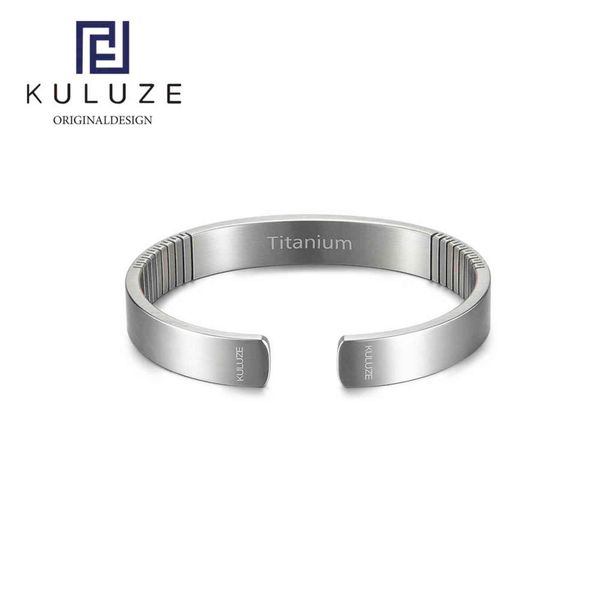 kuluze original titanium wristband 100% pure titanium golf athletic bracelet men women c-shaped cuff bangle fashiongift, Black
kuluze original titanium wristband 100% pure titanium golf athletic bracelet men women c-shaped cuff bangle fashiongift, Black