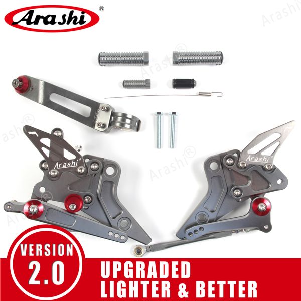 arashi ( version 2.0 ) adjustable rearsets footrests footpegs foot peg motorcycle for kawasaki z800 / zr800 abs 2013 - 2016 2014 2015
arashi ( version 2.0 ) adjustable rearsets footrests footpegs foot peg motorcycle for kawasaki z800 / zr800 abs 2013 - 2016 2014 2015