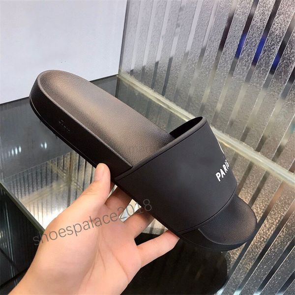 men paris sliders women slippers leather rubber ladies beach slipper home non-slip scuffs mens chaussures shoes, Black
men paris sliders women slippers leather rubber ladies beach slipper home non-slip scuffs mens chaussures shoes, Black