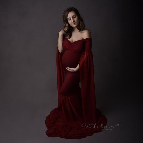 maternity dresses chiffon shoulderless for po shoot fancy pregnancy maxi gown ruffles pregnant women pography props, White
maternity dresses chiffon shoulderless for po shoot fancy pregnancy maxi gown ruffles pregnant women pography props, White
