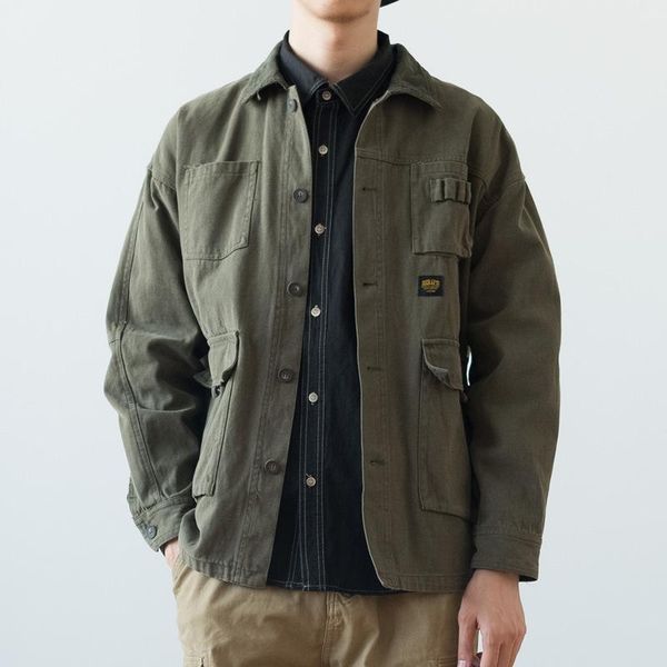 men's jackets japanese streetwear fashion work jacket patchwork lapel harajuku multi pocket clothes men clothing xl, Black;brown
men's jackets japanese streetwear fashion work jacket patchwork lapel harajuku multi pocket clothes men clothing xl, Black;brown
