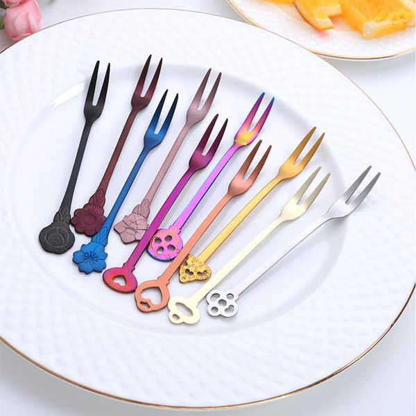 cake dessert forks flower pattern fruit fork kitchen supplies stainless steel silverware multi purpose table decoration
cake dessert forks flower pattern fruit fork kitchen supplies stainless steel silverware multi purpose table decoration