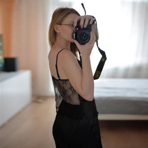 women's sleepwear backless satin pajamas black lace with pants loose spaghetti strap intimate lingerie women set, Black;red
women's sleepwear backless satin pajamas black lace with pants loose spaghetti strap intimate lingerie women set, Black;red