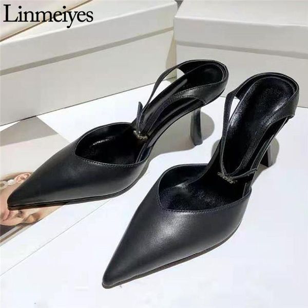 slippers high heels pointed toe leather mules shoes ladies crystal buckle strap party woman runway women, Black
slippers high heels pointed toe leather mules shoes ladies crystal buckle strap party woman runway women, Black