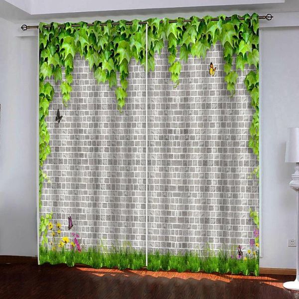 curtain & drapes 3d blackout curtains green leaves and gray brick wall bedroom modern office el kitchen home decorative
curtain & drapes 3d blackout curtains green leaves and gray brick wall bedroom modern office el kitchen home decorative