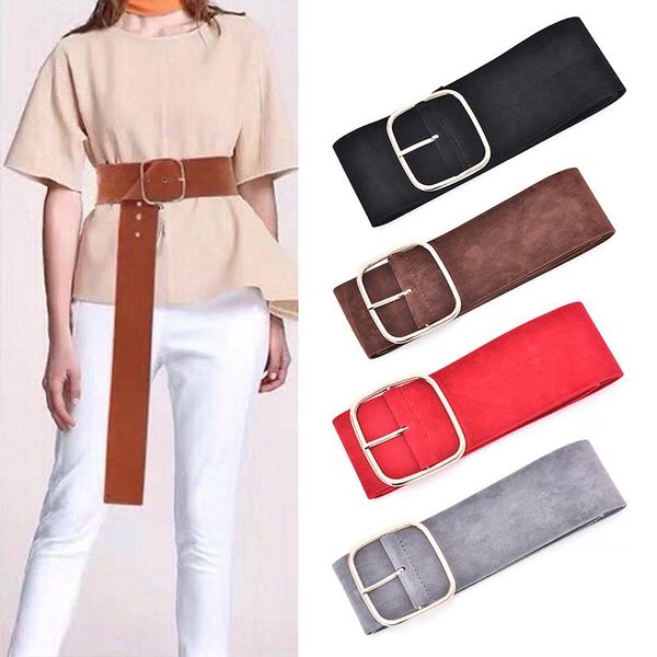 women waist belt coat sweater dress belt metal square buckle skirt waistband, Black;brown
women waist belt coat sweater dress belt metal square buckle skirt waistband, Black;brown