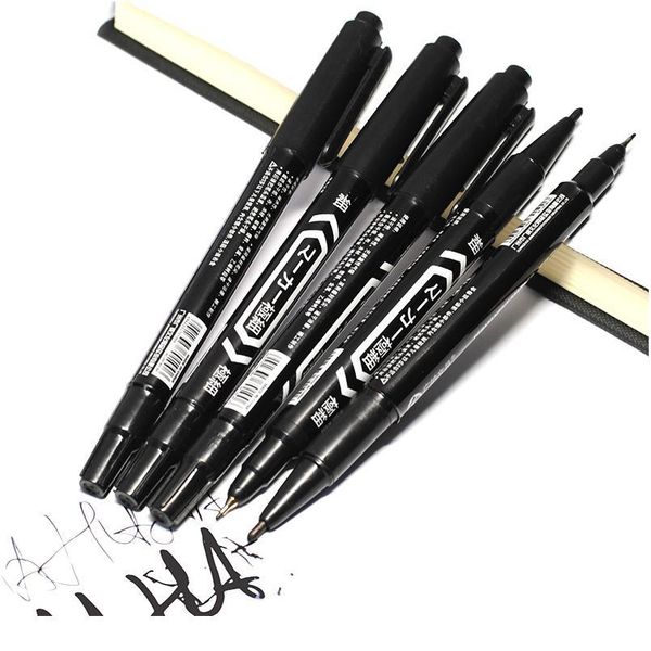 5pcs/lot wholesale twin tip permanent marker pen fine point waterproof ink thin nib crude nib black ink 0.5mm-2mm fi qylucp
5pcs/lot wholesale twin tip permanent marker pen fine point waterproof ink thin nib crude nib black ink 0.5mm-2mm fi qylucp