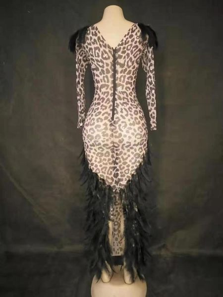 sparkly rhinestones feather mesh perspective dress evening party black dress birthday celebrate costume performance dress, Black;red
sparkly rhinestones feather mesh perspective dress evening party black dress birthday celebrate costume performance dress, Black;red
